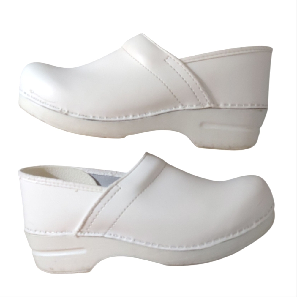 Dansko White Mules & Clogs